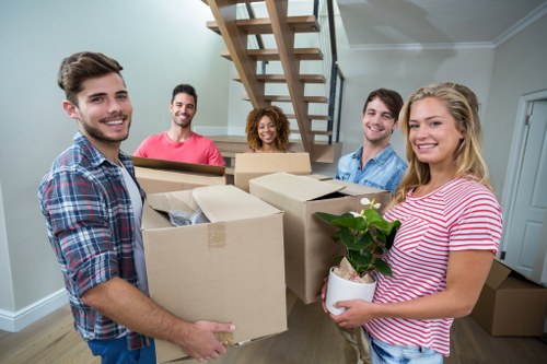 Movers Removals team assisting customers with their move