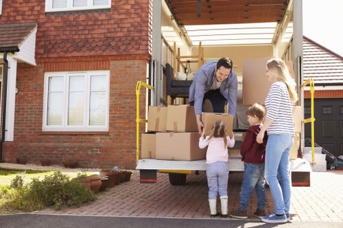 Experienced movers handling furniture in Walthamstow Village