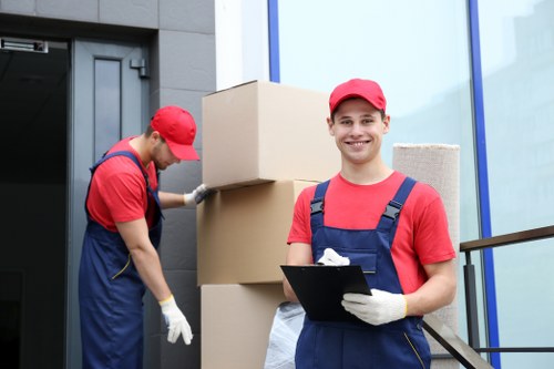 Movers Sanderstead team packing items for relocation