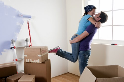 Happy family after a successful move with Movers Thornton Heath