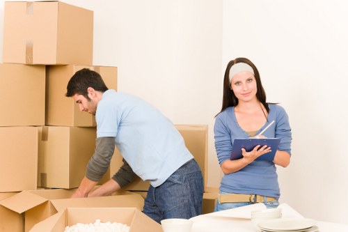 Professional movers assisting with a household move in Tulse Hill