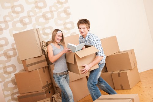 Experienced Movers Pimlico team handling belongings