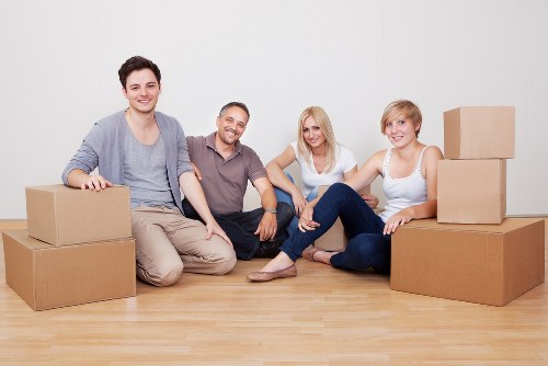 Professional movers assisting with a move in Little Ilford